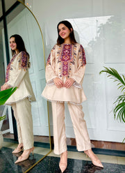 🌼 Mehr-e-Nazuk – 2 Piece Kurti Set 💫