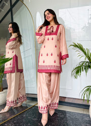 🌹 Bahaar-e-Rose – 2 Piece Kurti Set 💖