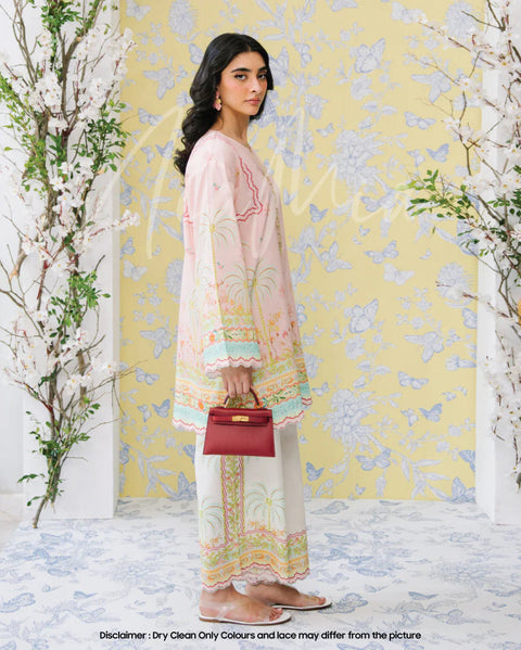 🌷 Zarqaa Grace – 2 Piece Kurti Set