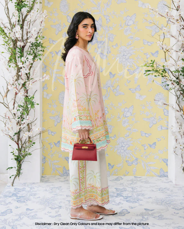 🌷 Zarqaa Grace – 2 Piece Kurti Set