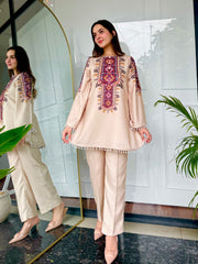 🌼 Mehr-e-Nazuk – 2 Piece Kurti Set 💫