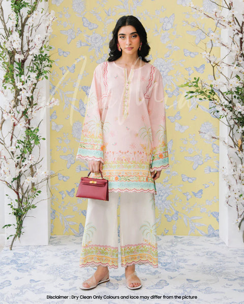 🌷 Zarqaa Grace – 2 Piece Kurti Set