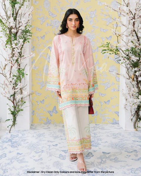 🌷 Zarqaa Grace – 2 Piece Kurti Set