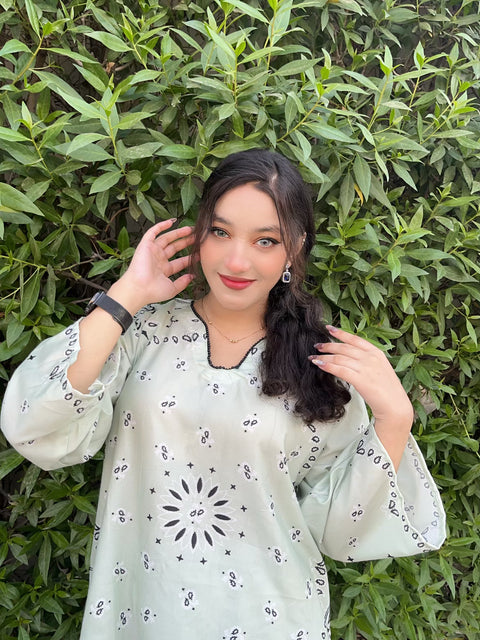 🌺 Laila Rose – 2 Piece Kurti Set (Copy)