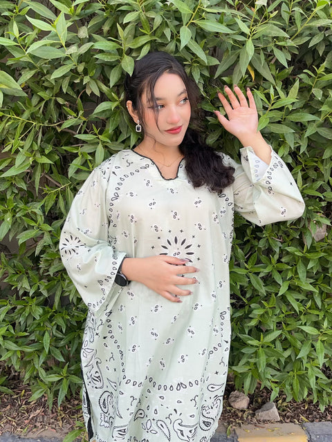 🌺 Laila Rose – 2 Piece Kurti Set (Copy)