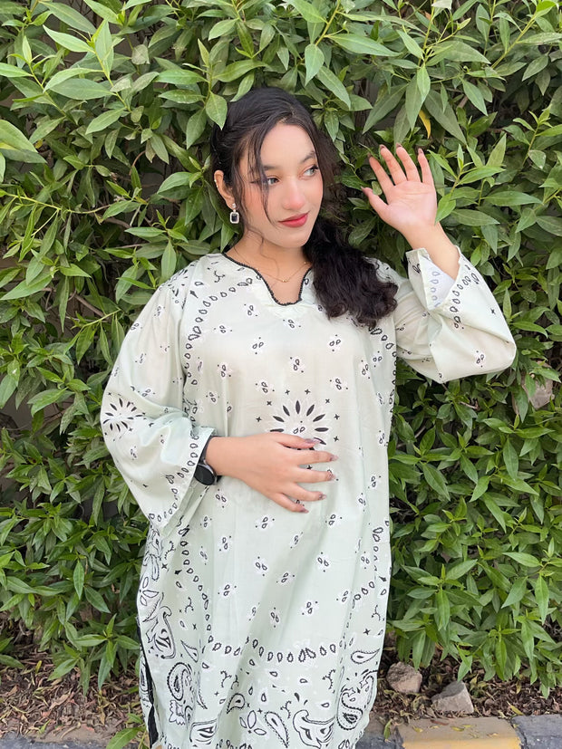 🌺 Laila Rose – 2 Piece Kurti Set (Copy)