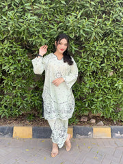 🌺 Laila Rose – 2 Piece Kurti Set (Copy)