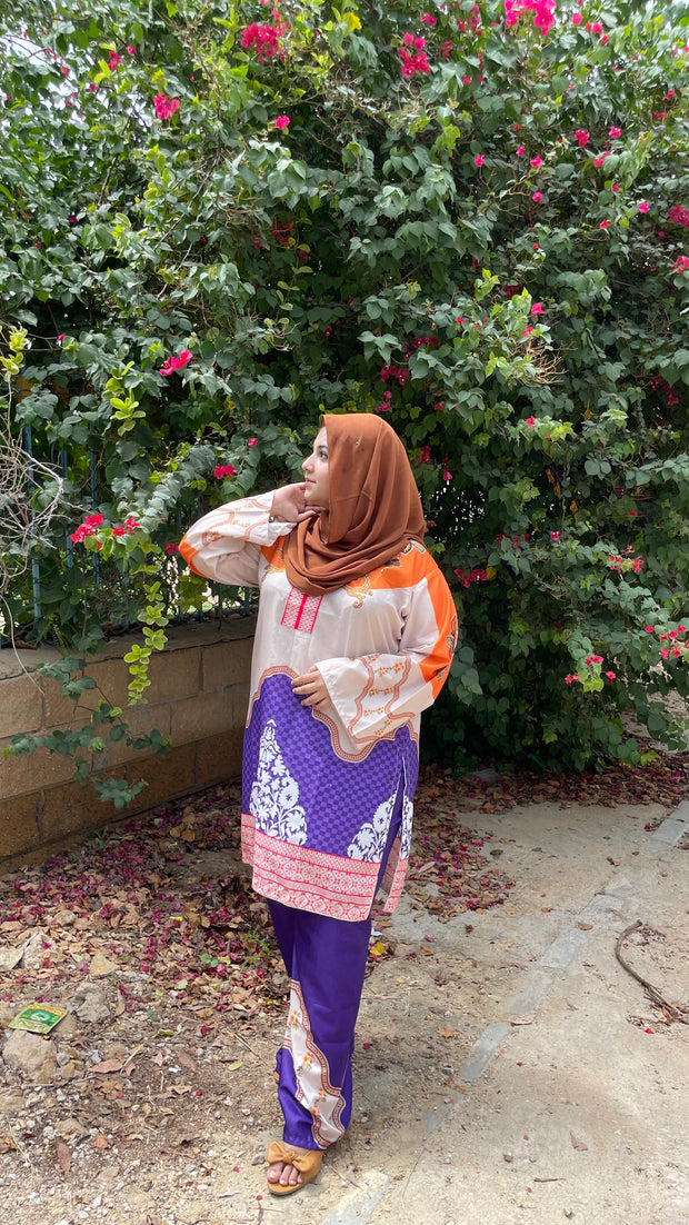 ✨ Mehrunisa – 2 Piece Kurti Set