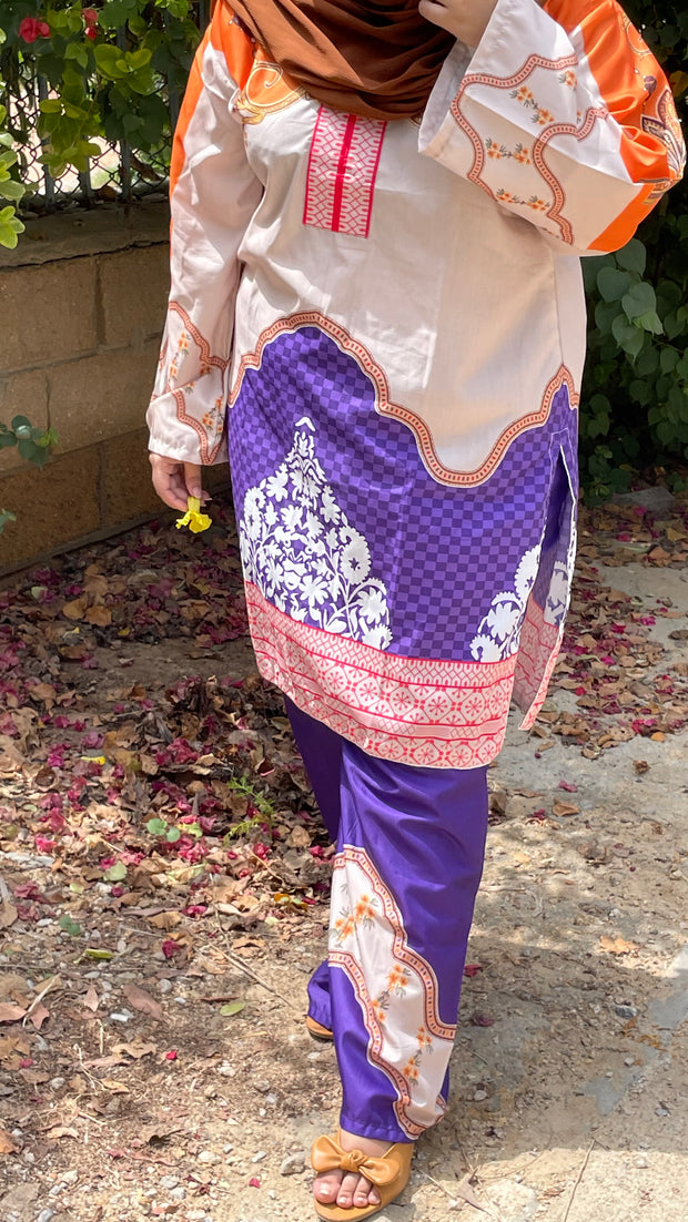 ✨ Mehrunisa – 2 Piece Kurti Set