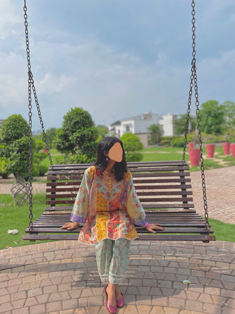 🌈 Satrangi 2-Piece Kurti Set 🌸✨